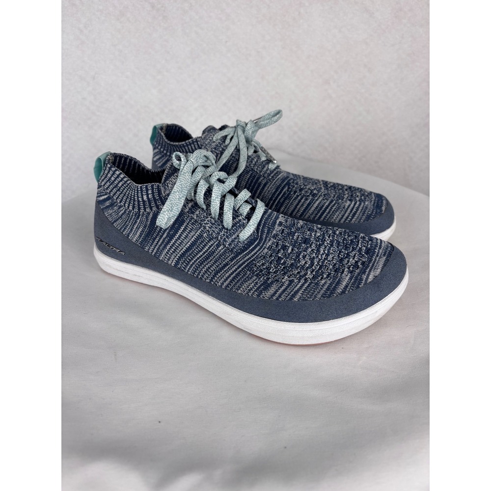 Altra Vali Womens Blue Knit Walking Shoes Sneakers Zero Drop Sz 7.5 AFW1884A-41